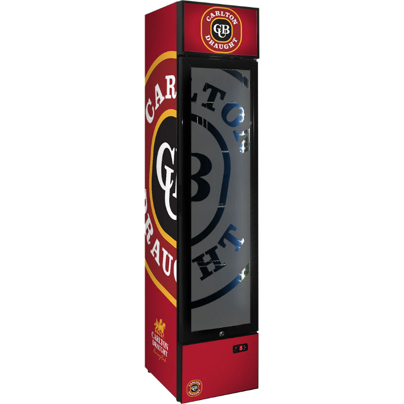 160L_Schmick_Upright_Glass_Door_Fridge_ Carlton Draught