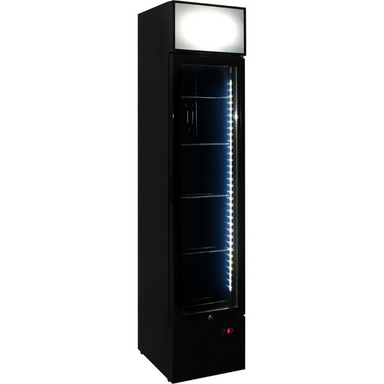 160L Schmick Upright Glass Door Fridge unbranded