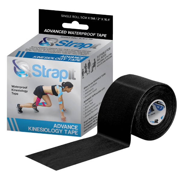 Strapit 50mm x 5m Advance KTAPE In Black