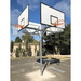 Go getter Sports 4 way basketball tower 4 backboards full angled view