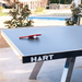 Hart Sports table tennis table Ball and bat on table 