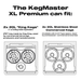 KegMaster™ Series XL  2x 20l King kegs or 3x 20l Stainless steel commercial kegs