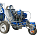 Line Lazer ES500 Battery-Powered Line Striper in blue and white side angled view