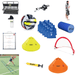 Image showing what the contents of Soccer training equipment bundle