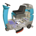 T7 Ride-On Floor Scrubber Internal View In Blue
