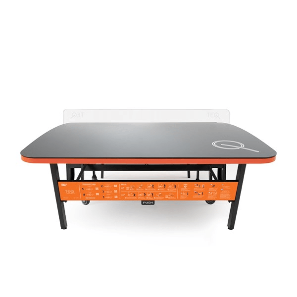 TEQ SMART TEQBall Table 1 end of table with instructional guide in view