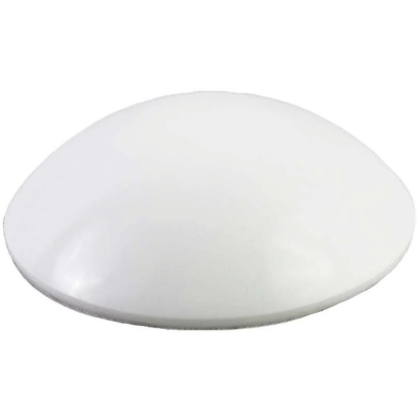 White plastic economy golf tee marker